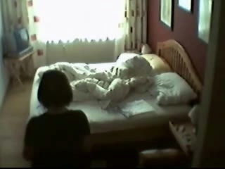 My mum in her bedroom masturbating. Hidden livecam
